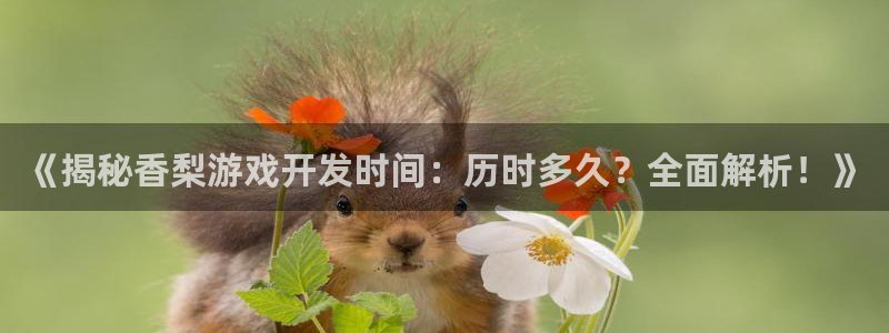沐鸣娱乐2在线登录：《揭秘香梨游戏开发时间：历时多久？全面解析！》